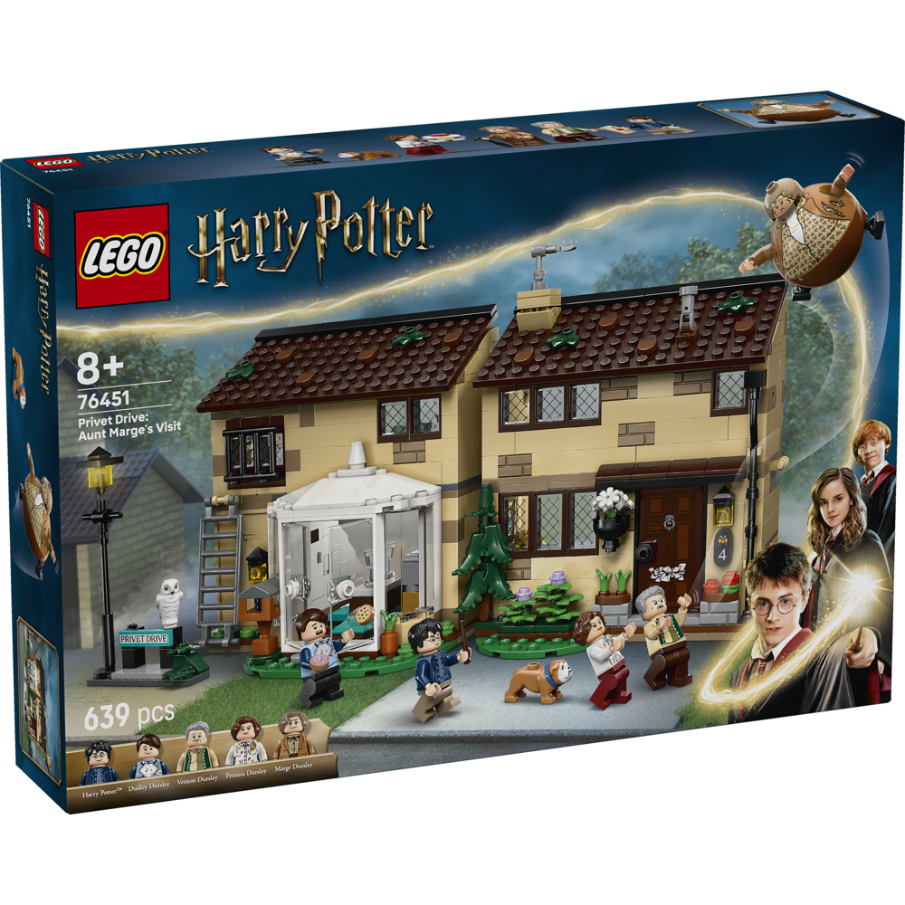 Lego Harry Potter Privet Drive Aunt Marges Visit Set
